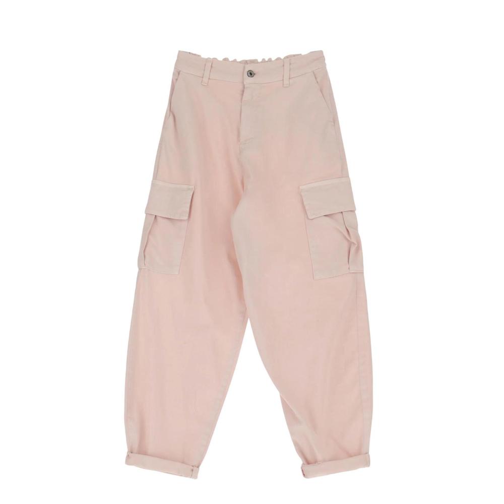 NEW DIXIE women's quinn baggy cargo jean in light rose